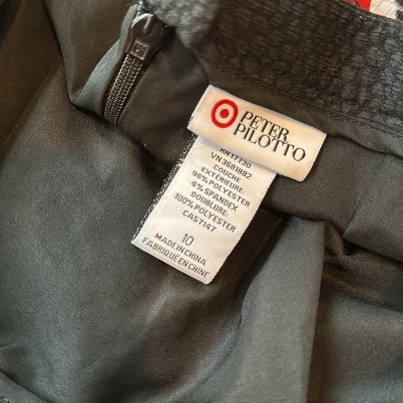 Peter Pilotto skirt contrasting abstract faux wrap sz 10 target collaboration - Picture 2 of 3